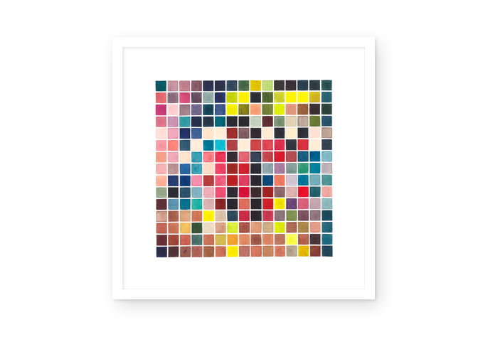03 / 04 | "copy and paste - 14" | watercolor | 2013 | 15 x 15 / 225 pixels
<br>
<br> 
limited fineartprint | hahnemühle william turner 310 g/qm | 40 x 40 cm / 30 x 30 cm