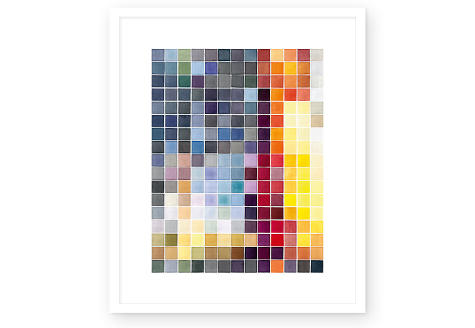 04 / 06 | "copy and paste - 55" | watercolor | 2023 | 13 x 17 / 221 pixels
<br>
<br> 
limited fineartprint | hahnemühle william turner 310 g/qm | 60 x 50 cm / 50 x 40 cm