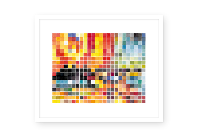 01 / 02 | "copy and paste - 63" | watercolor | 2024 | 24 x 18 / 432 pixels
<br>
<br> 
limited fineartprint | hahnemühle william turner 310 g/qm | 60 x 50 cm / 50 x 40 cm